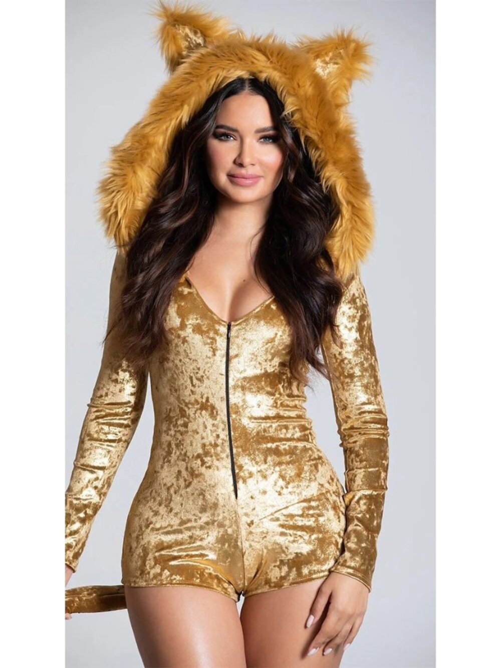 NEW Yandy Sexy Lion Costume Womens SZ L/XL Halloween Party MSRP $167